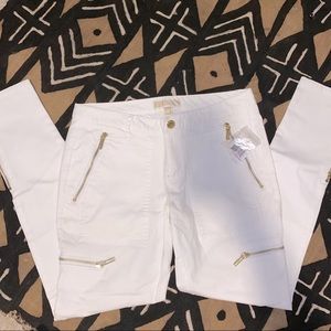 Michael Kors white crop pants